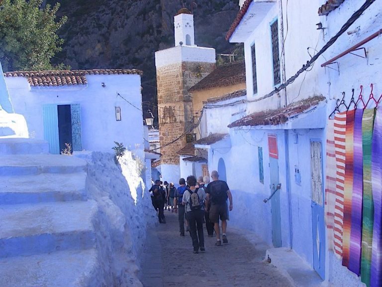 Walking through Chefchaouen